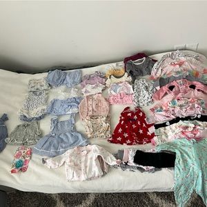 Baby Girl Clothes Bundle newborn to 3 months